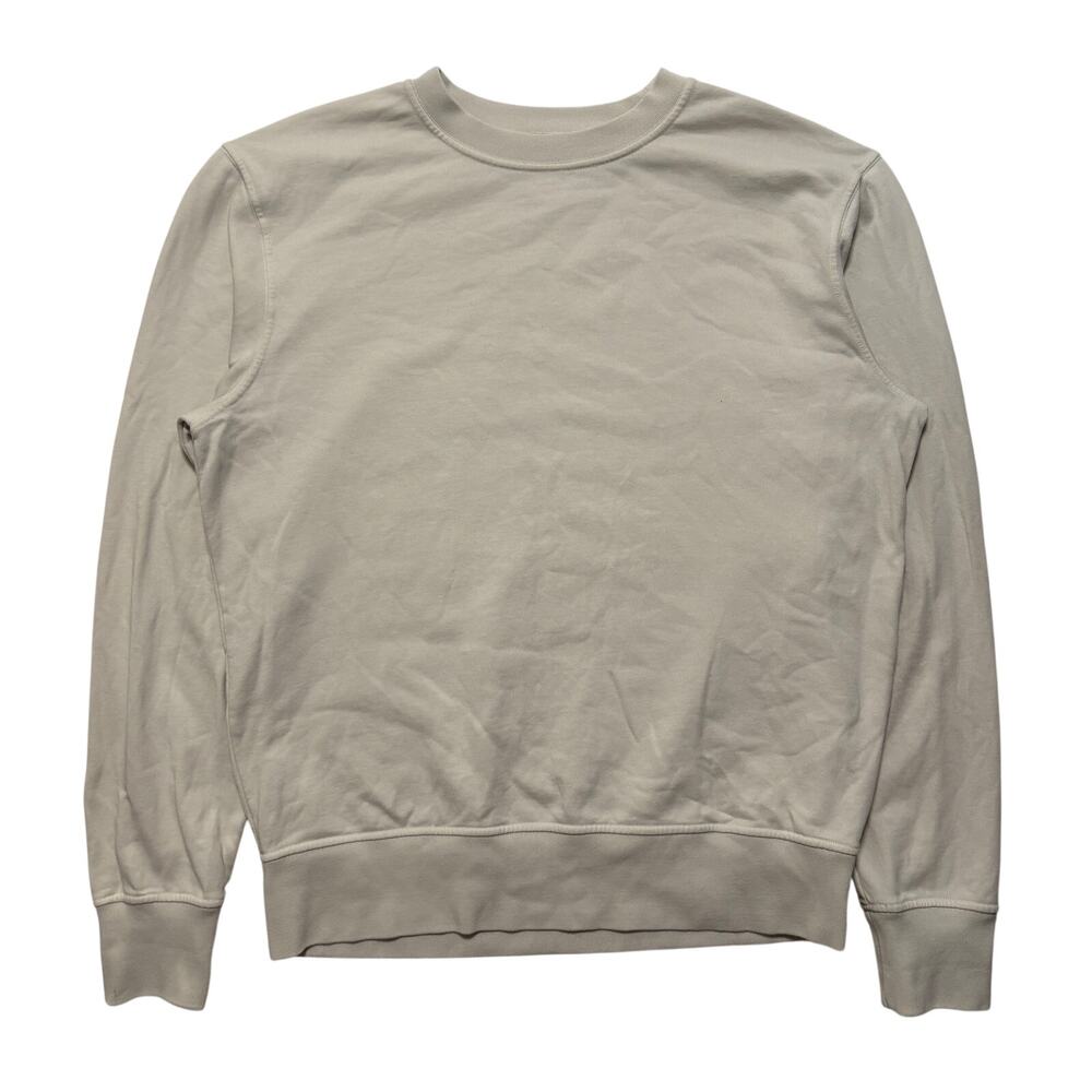 Save Khaki United Supima Cotton Crewneck Sweatshirt Men’s XL Cream